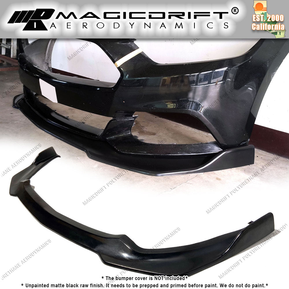 15-17 Ford Mustang MDA V2 Style Front Bumper Chin Spoiler Lip
