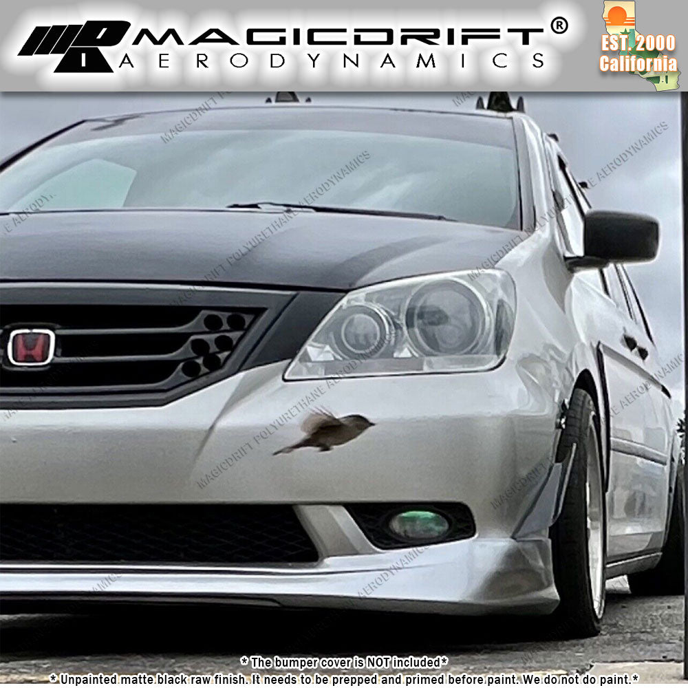 05-07 Honda Odyssey MDA VIP Style Front Bumper Chin Spoiler Lip