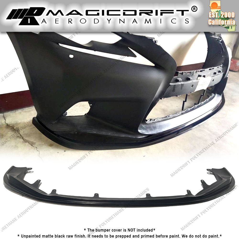 14-16 LEXUS IS250/IS350 F-Sport MDA Style Front Bumper Chin Spoiler LIp