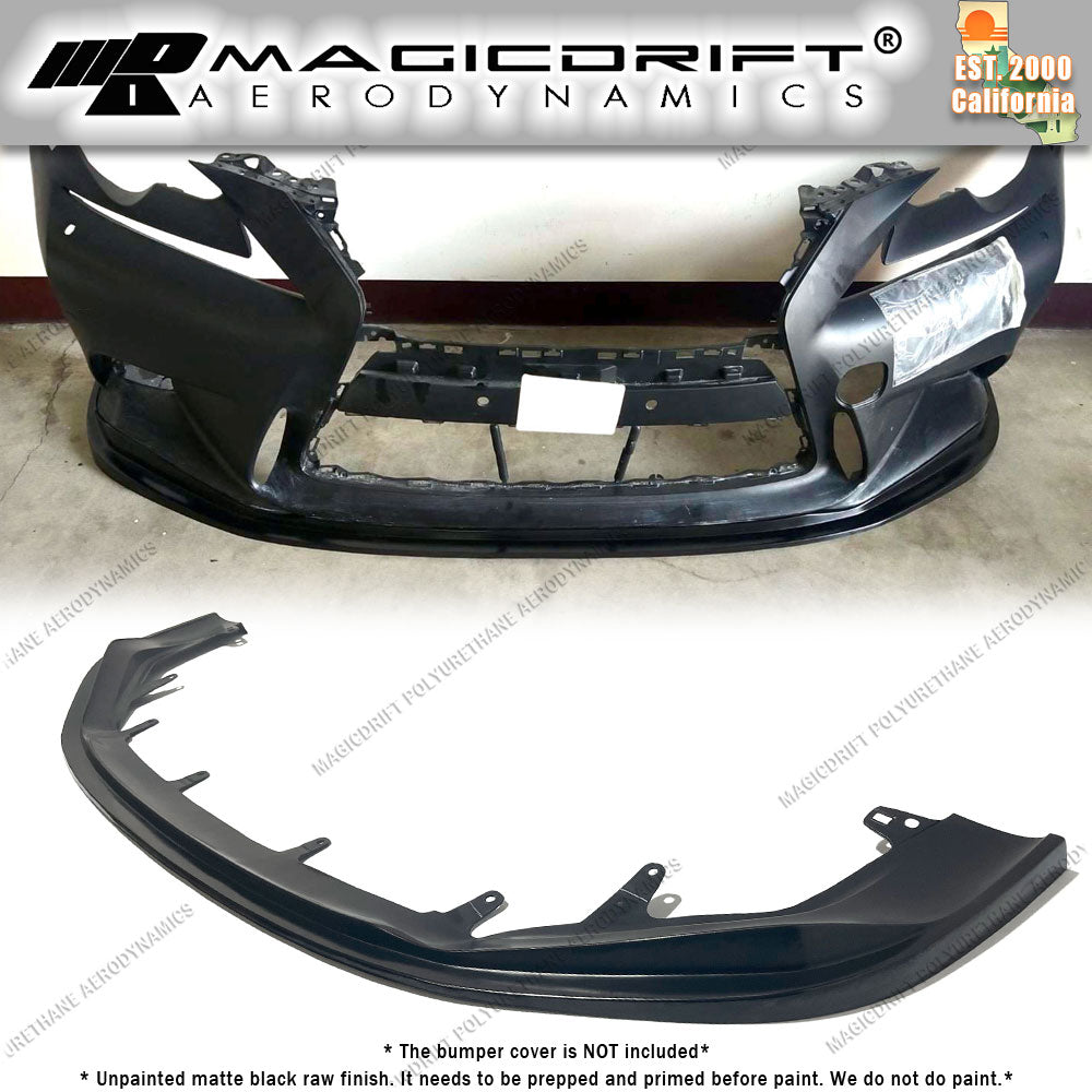 14-16 LEXUS IS250/IS350 F-Sport MDA Style Front Bumper Chin Spoiler LIp