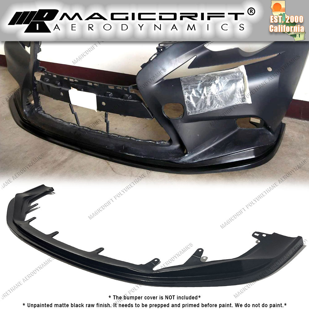 14-16 LEXUS IS250/IS350 F-Sport MDA Style Front Bumper Chin Spoiler LIp