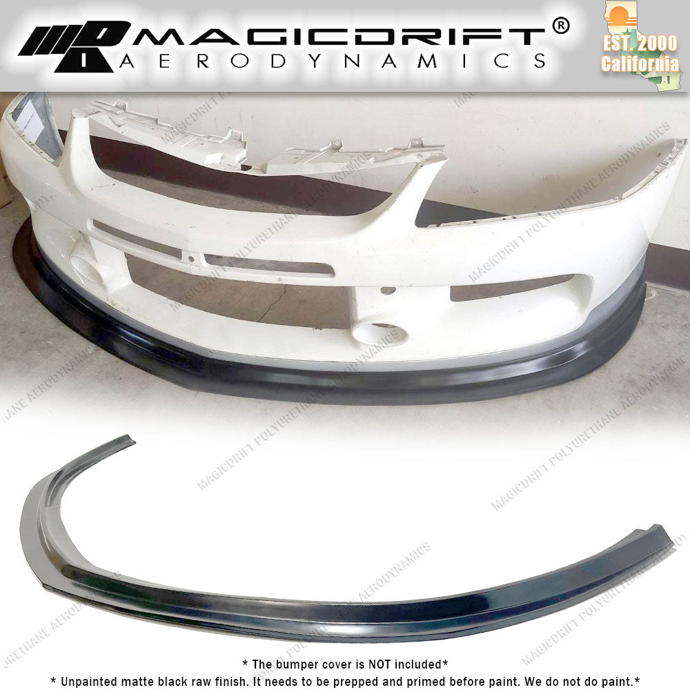 06-07 Mitsubishi Lancer EVO MDA Style Front Bumper Chin Spoiler Lip