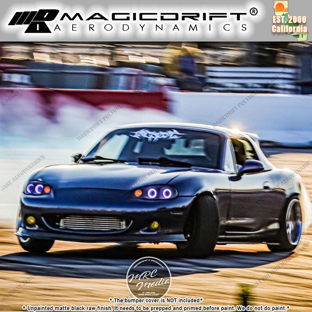 01-05 Mazda Miata MDA Track Style Front Bumper Chin Spoiler Lip