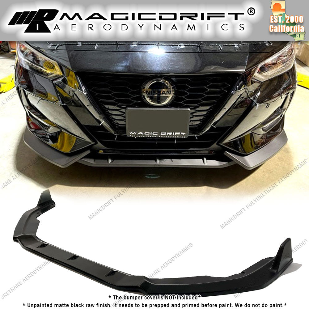 20-23 Nissan Sentra 4DR Sedan SR MDA V2 Style Front Bumper Chin Spoiler Lip