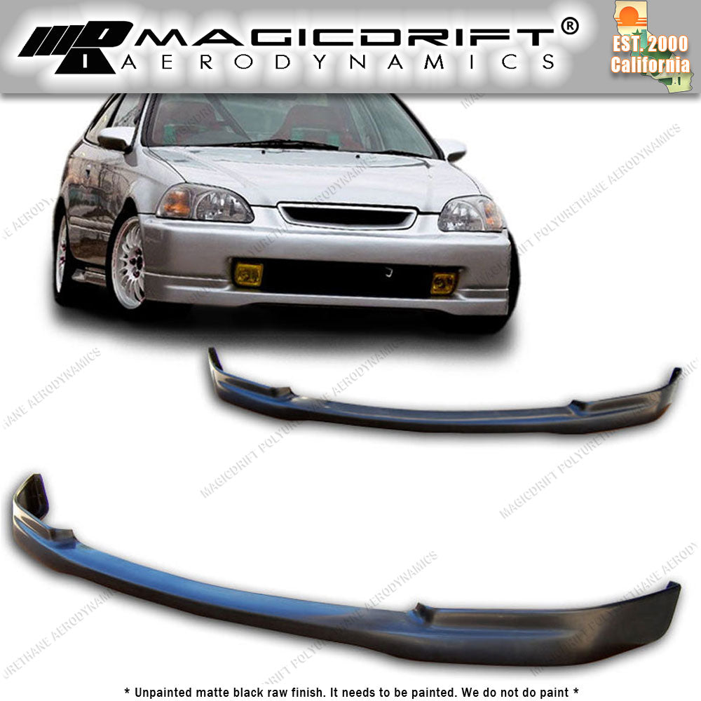 96-98 Honda Civic CTR / JPTR Style Front Bumper Chin Spoiler Lip