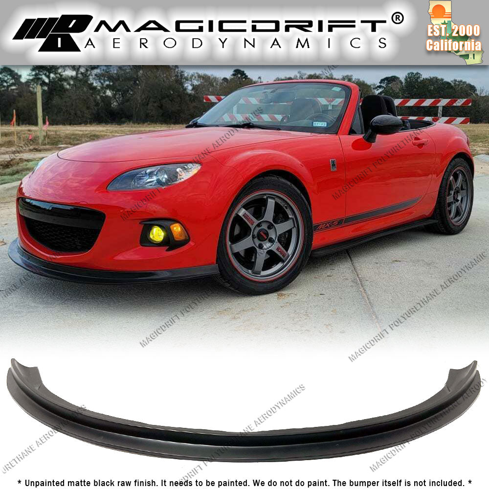 14-15 Mazda Miata MDA Style Front Bumper Chin Spoiler Lip