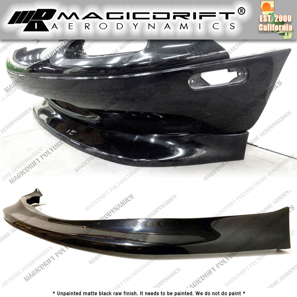 90-97 Mazda Miata GV V2 Style Front Bumper Chin Spoiler Lip