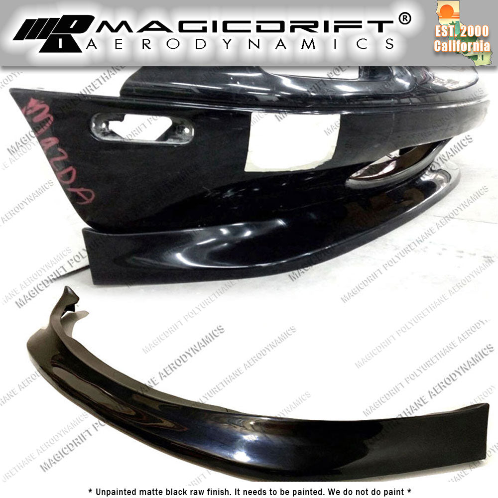 90-97 Mazda Miata GV V2 Style Front Bumper Chin Spoiler Lip