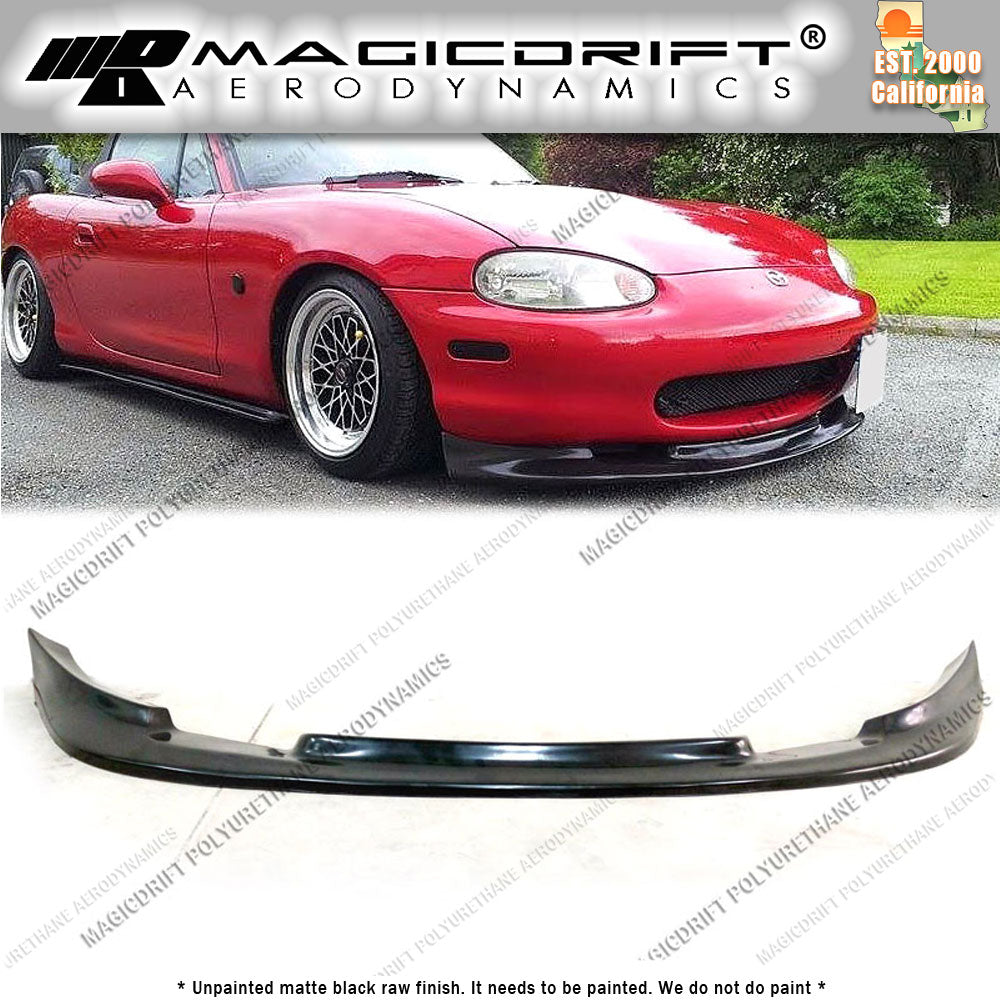 99-00 Mazda Miata GV Style Front Bumper Chin Spoiler Lip