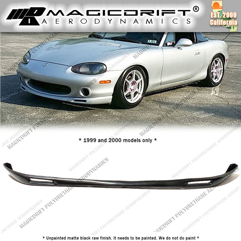 99-00 Mazda Miata RS Style Front Bumper Chin Spoiler Lip