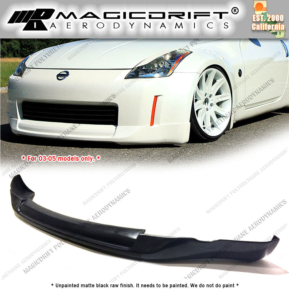 03-05 Nissan 350Z IN Style Front Bumper Chin Spoiler Lip