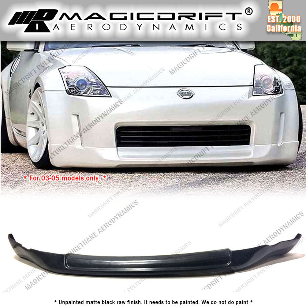 03-05 Nissan 350Z IN Style Front Bumper Chin Spoiler Lip