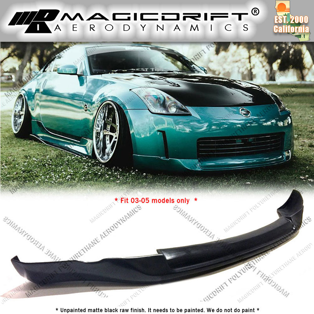 03-05 Nissan 350Z IN Style Front Bumper Chin Spoiler Lip