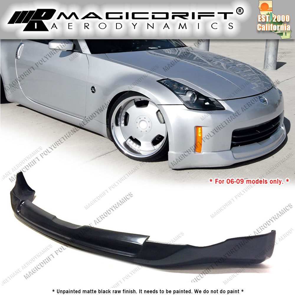 06-09 Nissan 350Z IN Style Front Bumper Chin Spoiler Lip