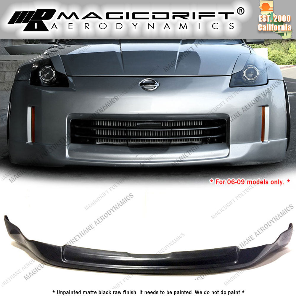 06-09 Nissan 350Z IN Style Front Bumper Chin Spoiler Lip