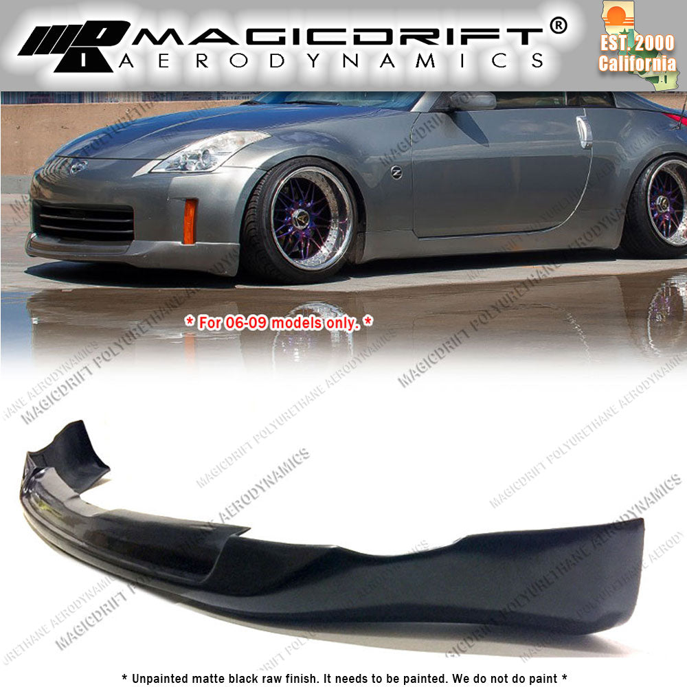 06-09 Nissan 350Z IN Style Front Bumper Chin Spoiler Lip
