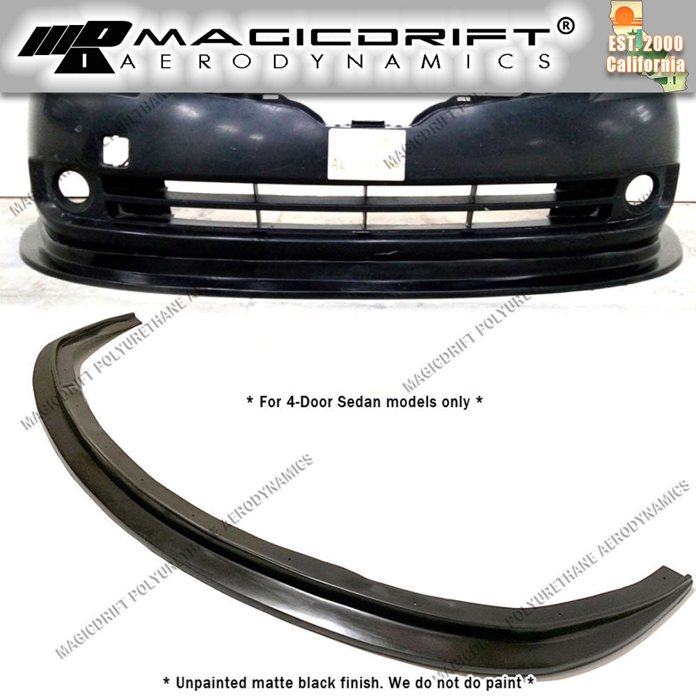 07-09 Nissan Altma 4DR Sedan MDA Style Front Bumper Chin Spoiler Lip
