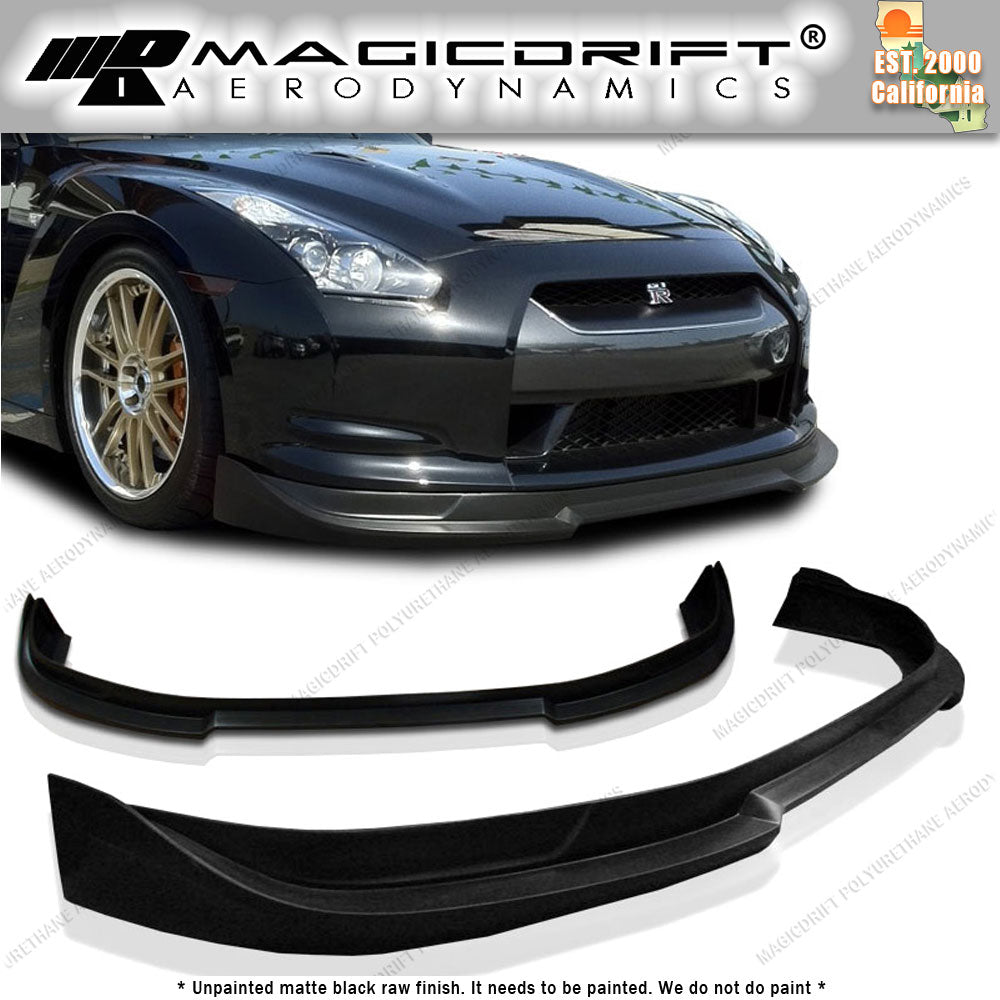 09-11 Nissan GTR R35 STL Style Front Bumper Chin Spoiler Lip
