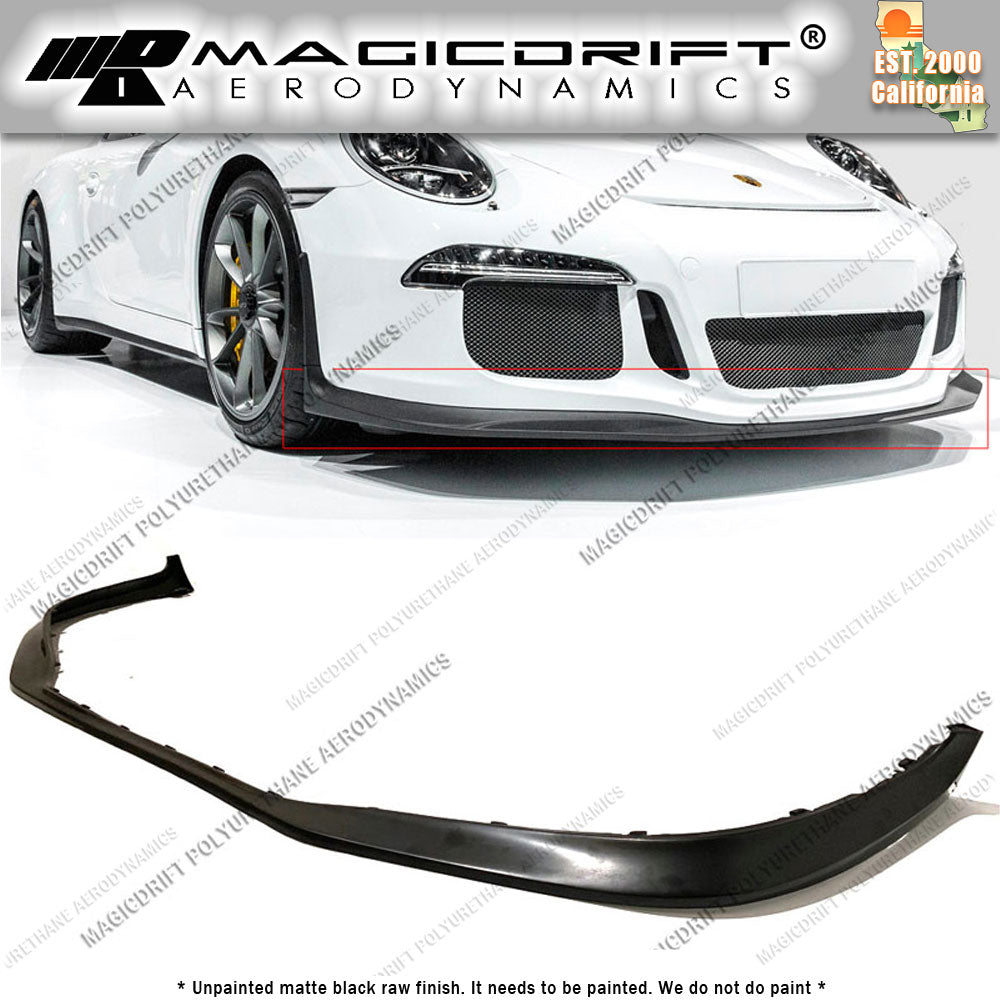 14-16 Porsche 911 991.1 GT3 OE Style Front Bumper Chin Spoiler Lip