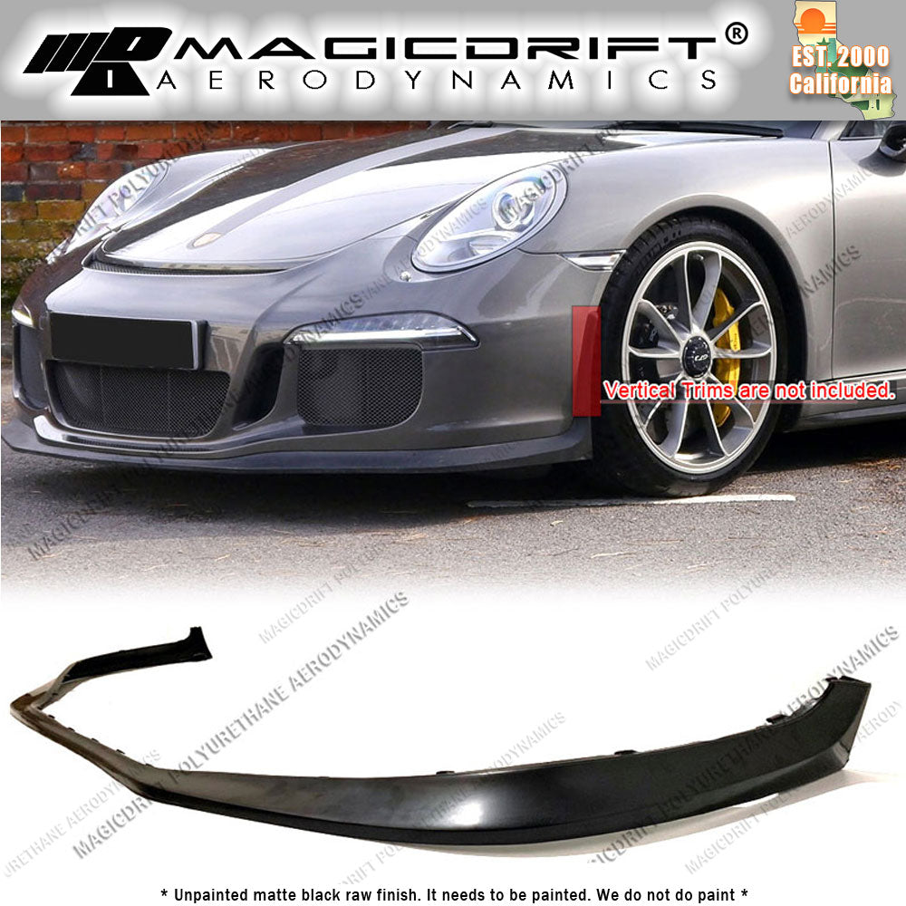 14-16 Porsche 911 991.1 GT3 OE Style Front Bumper Chin Spoiler Lip