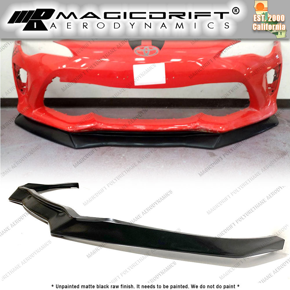17-20 Toyota 86 - GTS Style Front Bumper Chin Spoiler Lip