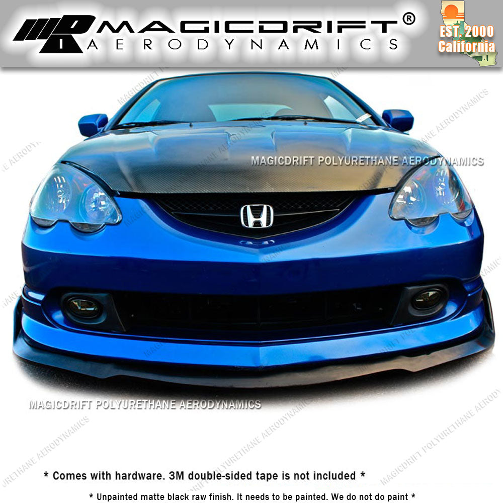 02-06 Acura RSX CS2 Style Add-On Front Bumper Chin Spoiler Lip