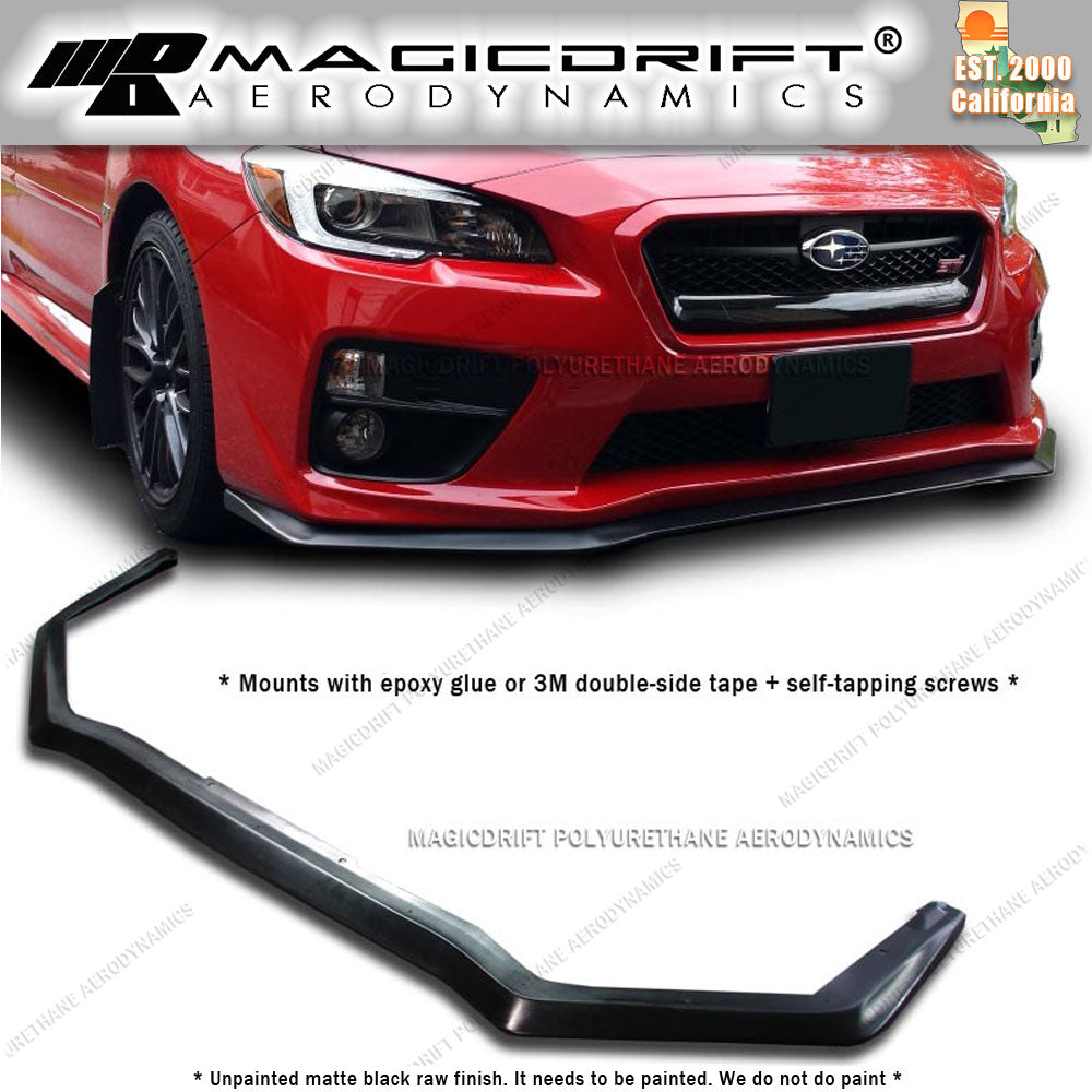 15-17 Subaru Impreza WRX STI HD Style Front Bumper Chin Spoiler Lip