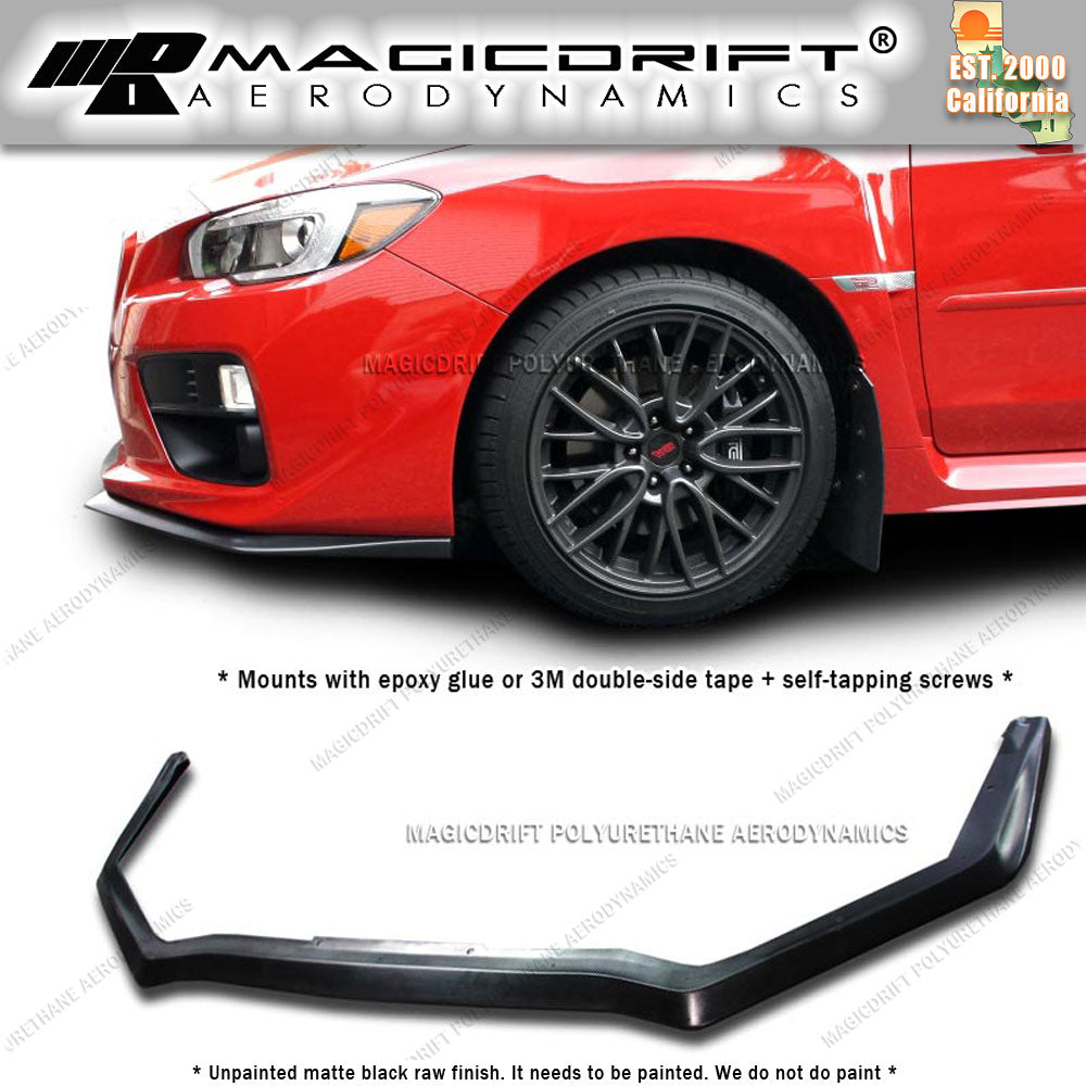 15-17 Subaru Impreza WRX STI HD Style Front Bumper Chin Spoiler Lip