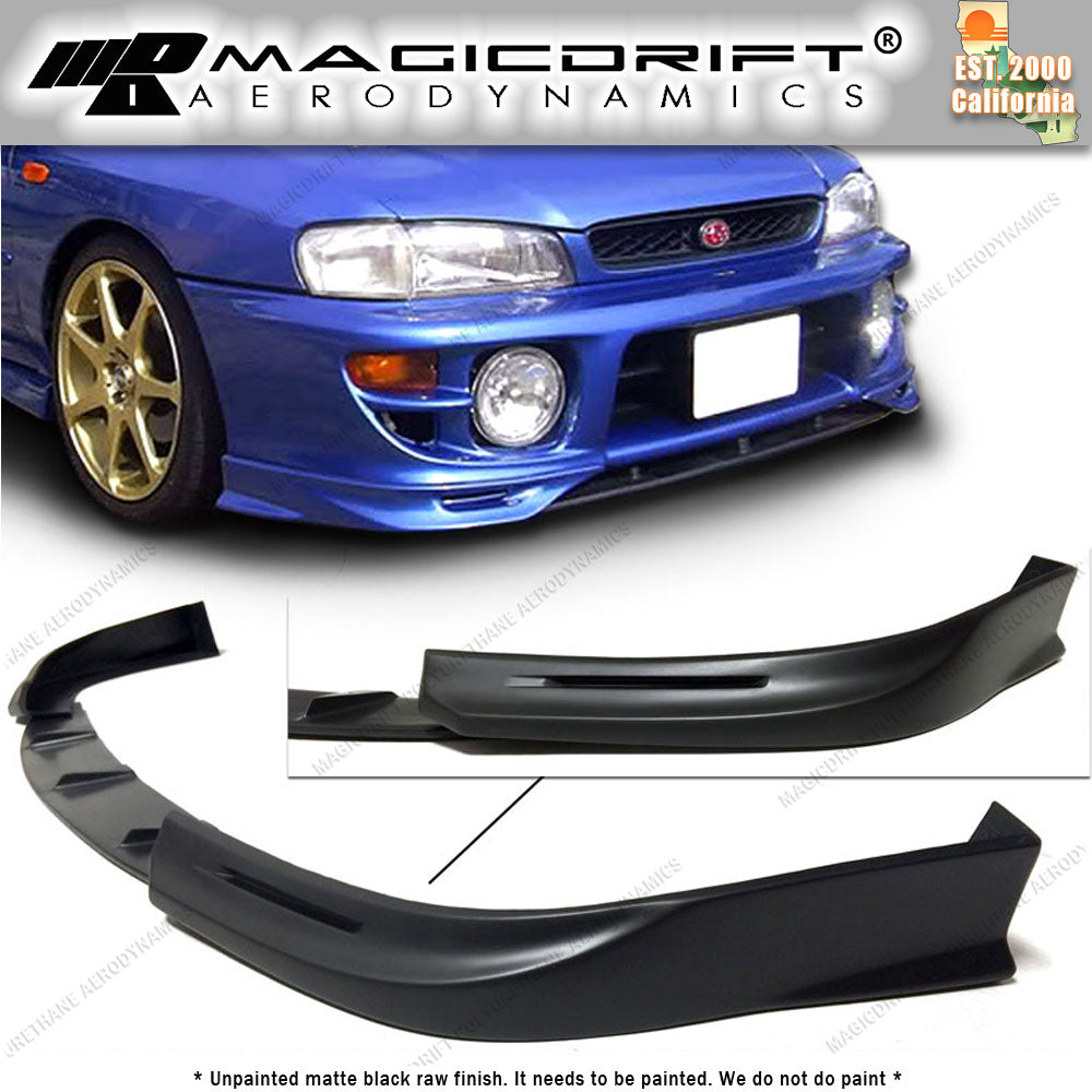 97-01 Subaru Impreza WRX 3-piece OE Style Front Bumper Chin Spoiler Lip