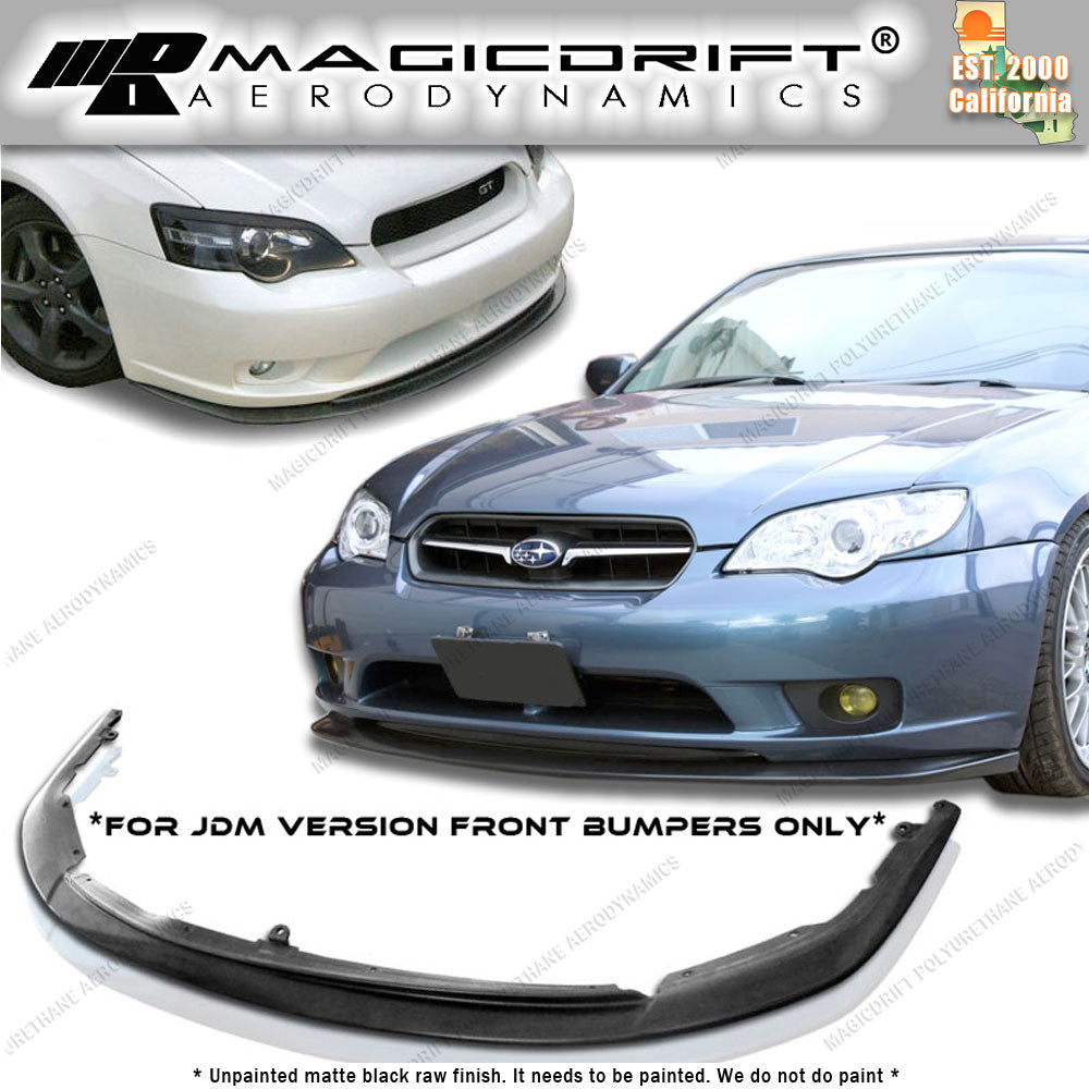 05-07 Subaru Legacy GT CS1 Style Front Bumper Chin Spoiler Lip (JMD BUMPER ONLY)