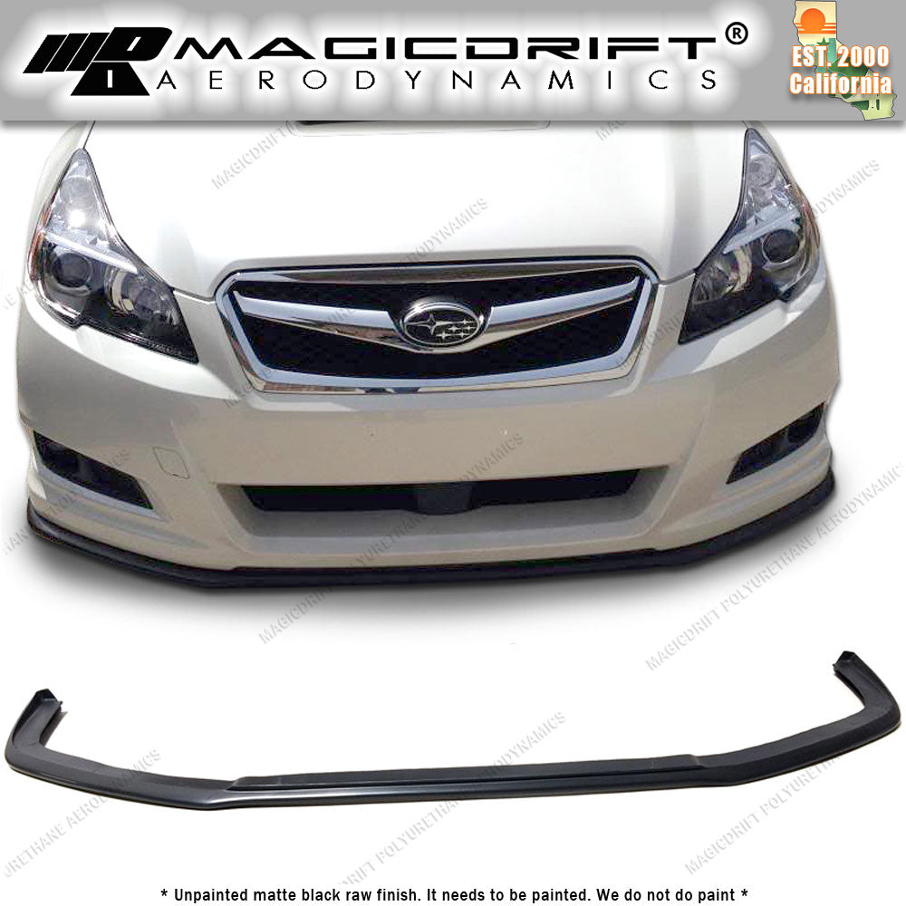 10-12 Subaru Legacy GT CS1 Style Front Bumper Chin Spoiler Lip