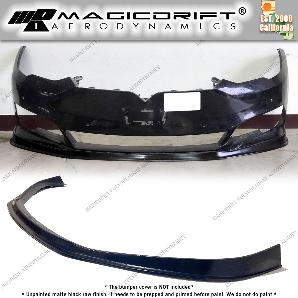 17-20 Tesla Model 3 MDA Style Front Bumper Chin Spoiler Lip