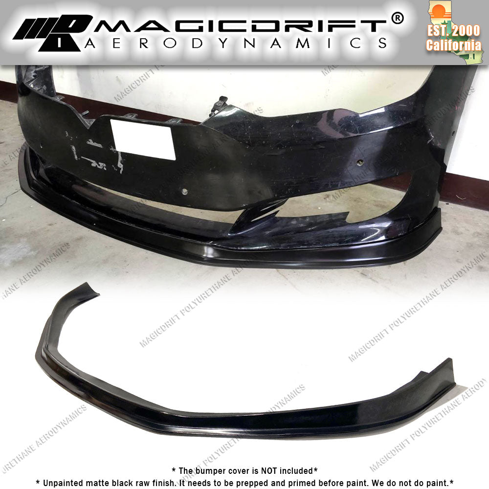 17-20 Tesla Model 3 MDA Style Front Bumper Chin Spoiler Lip