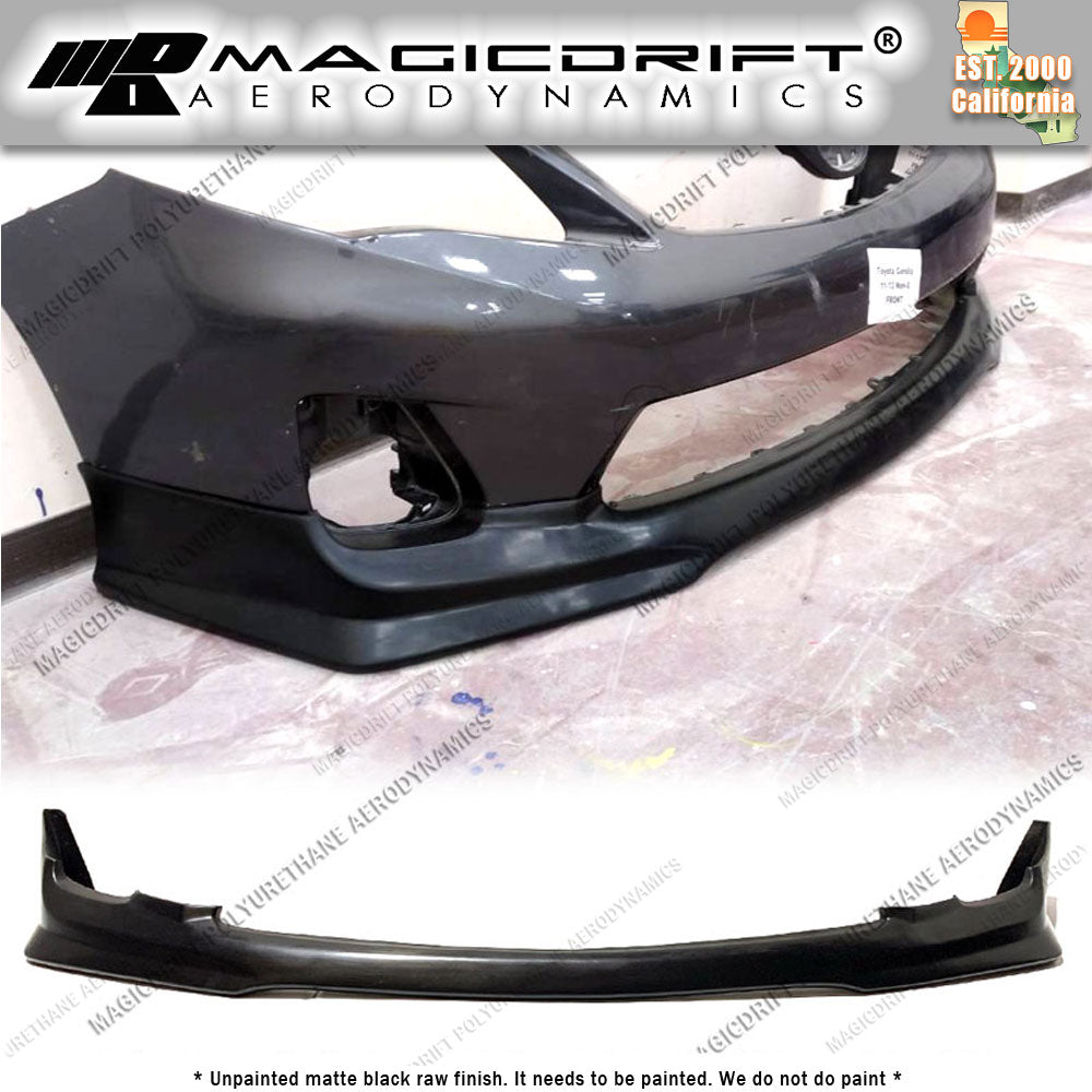 11-13 Toyota Corolla TRD Style Front Bumper Chin Spoiler Lip