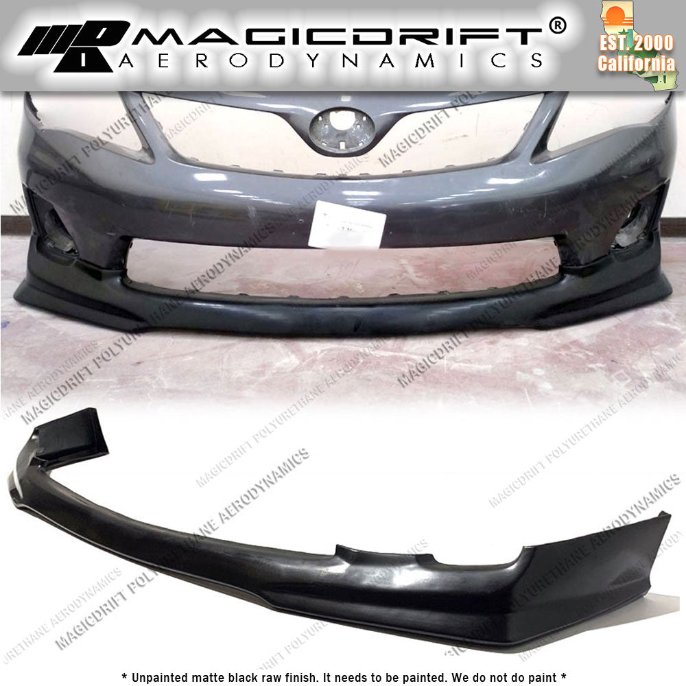 11-13 Toyota Corolla TRD Style Front Bumper Chin Spoiler Lip