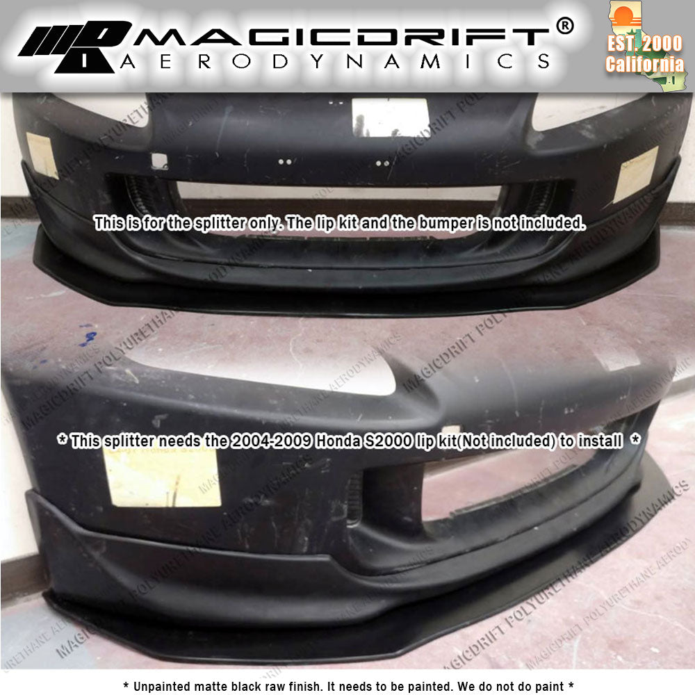 04-09 Honda S2000 AP2 Splitter - This will only work under the factory Lip, not Bumper.