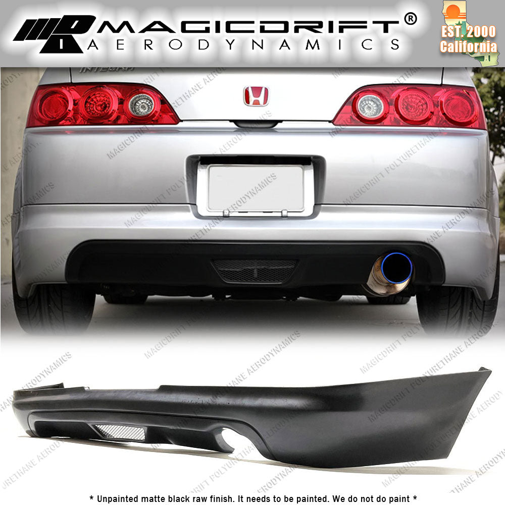02-04 Acura RSX MU Style Rear Bumper Diffuser Lip