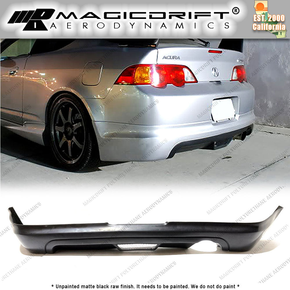 02-04 Acura RSX MU Style Rear Bumper Diffuser Lip