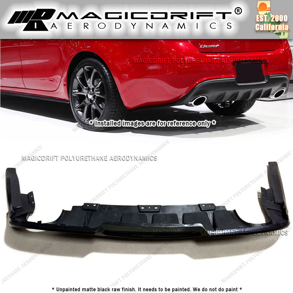 13-17 Dodge Dart MDP Style Rear Bumper Diffuser Lip