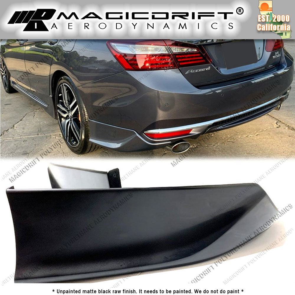16-17 Honda Accord Sedan HF-P Style Rear Bumper Corner Lip Spats Aprons