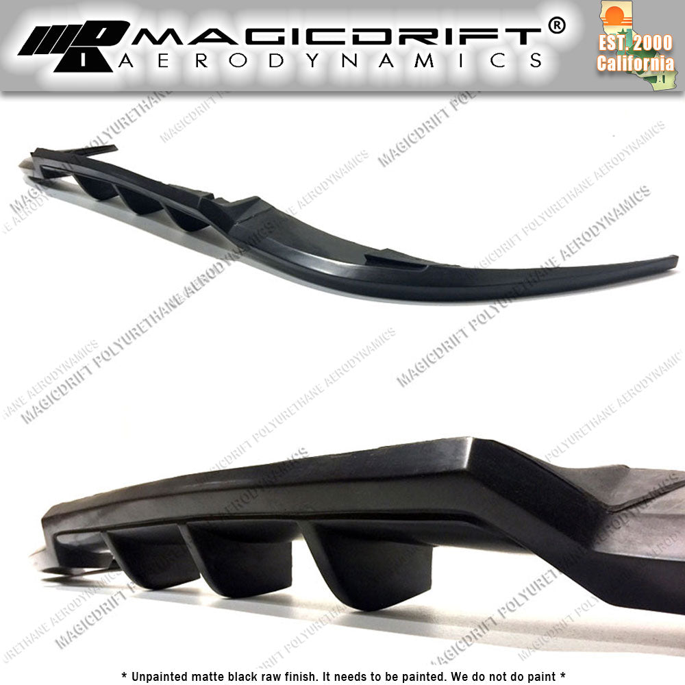 10-16 Hyundai Genesis 2DR Coupe Walker Style Front Bumper Chin Spoiler Lip