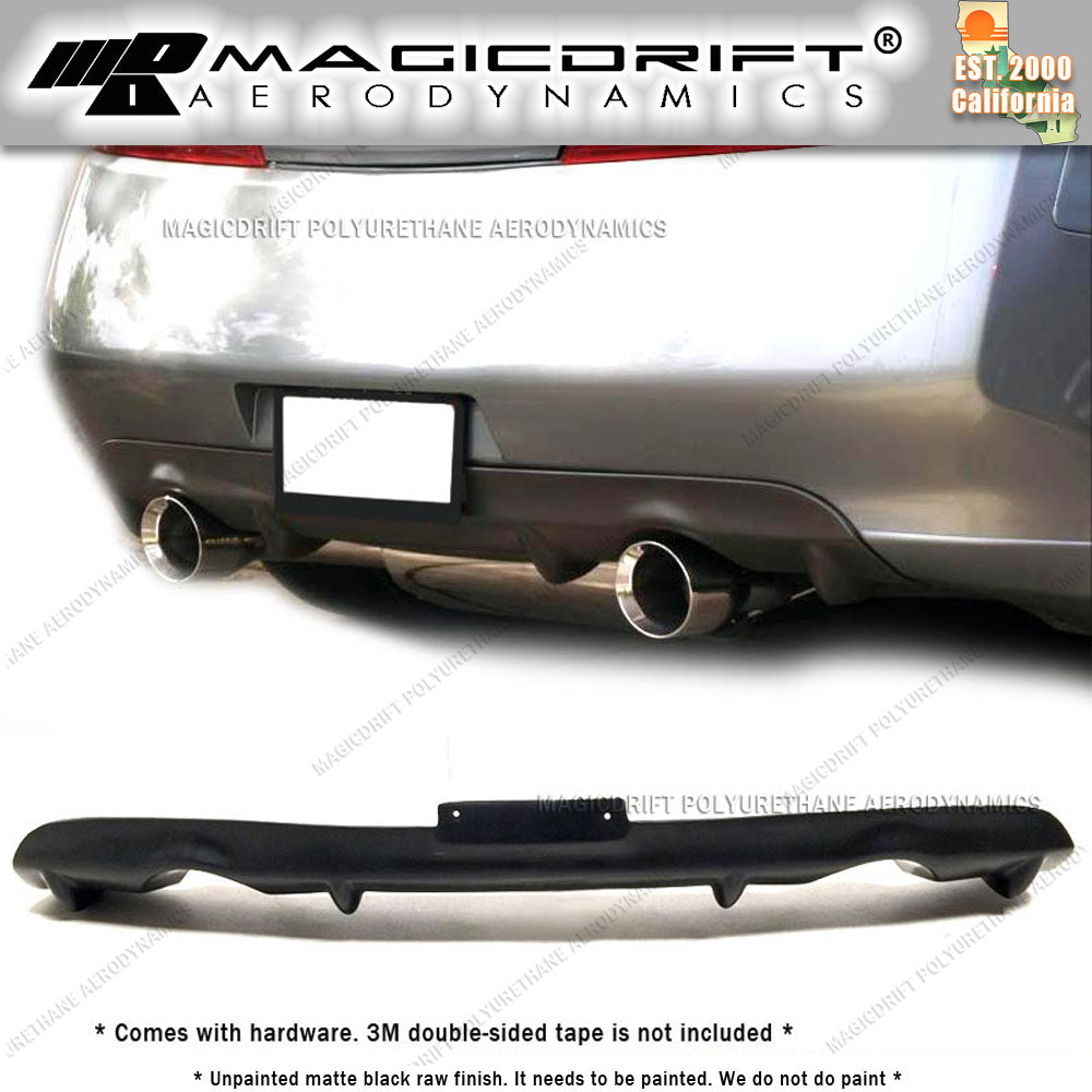 03-06 Infiniti G35 2DR Coupe DF Style Rear Bumper Lip