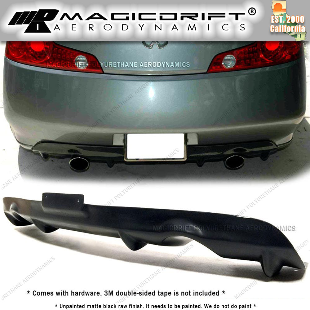 03-06 Infiniti G35 2DR Coupe DF Style Rear Bumper Lip
