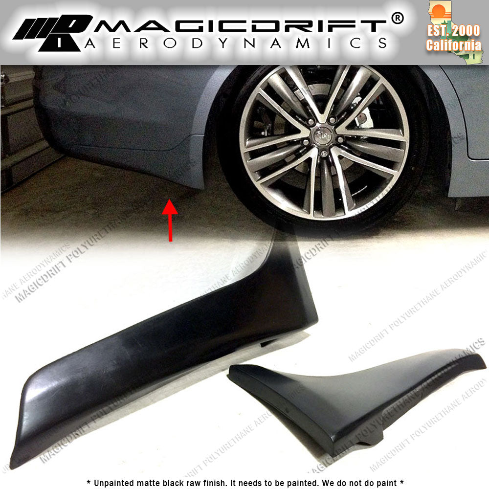 14-17 Infiniti Q50 OEM Sports Style Rear Bumper Splash Guards
