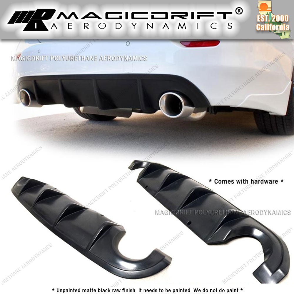 14-16 Infiniti Q50 (sport) ST Style Rear Bumper Diffuser Lip