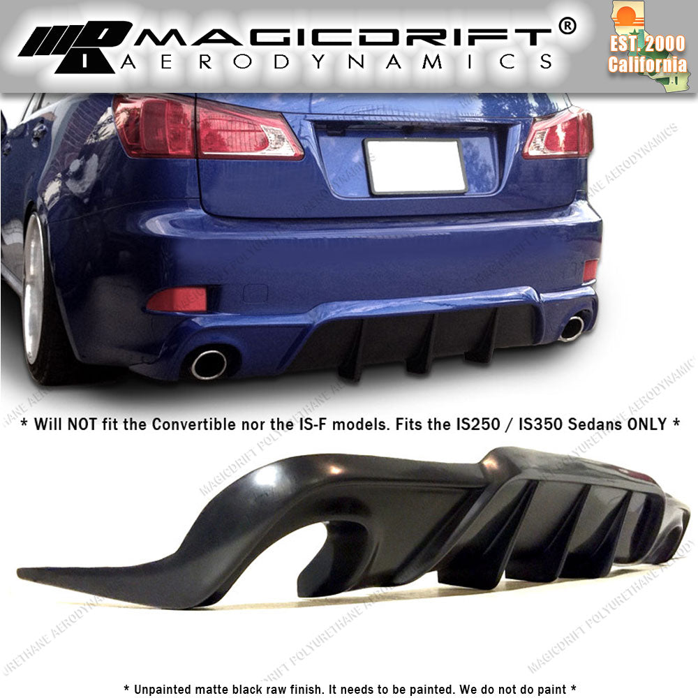 06-13 Lexus IS250/IS350 FS Style Rear Bumper Lip