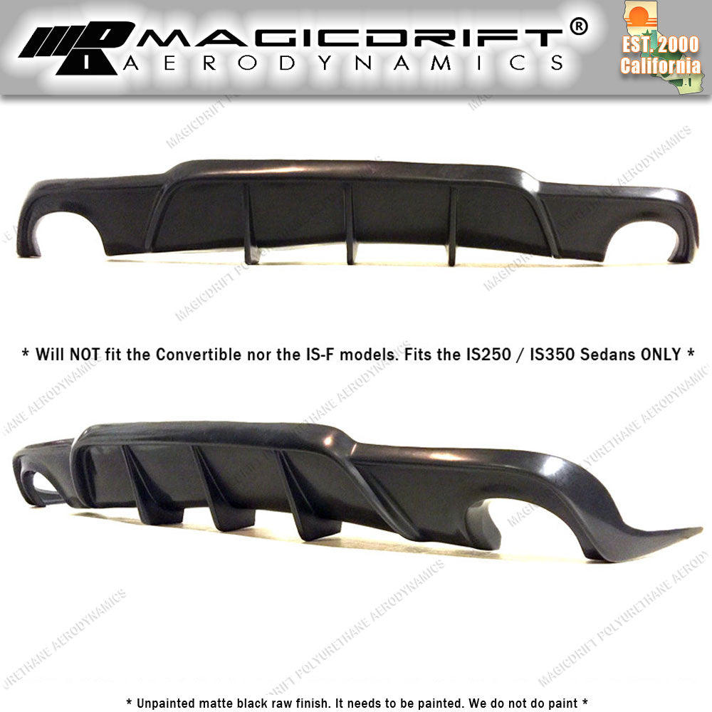 06-13 Lexus IS250/IS350 FS Style Rear Bumper Lip