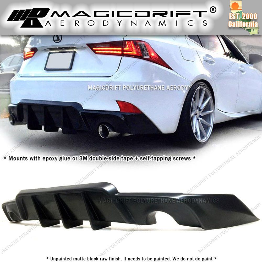 14-16 Lexus IS250/IS350 WK Style Rear Bumper Lip