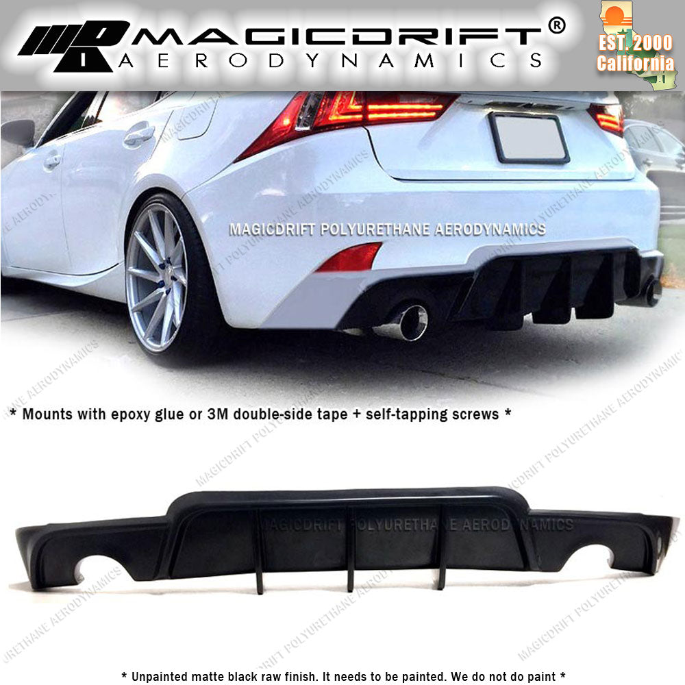 14-16 Lexus IS250/IS350 WK Style Rear Bumper Lip