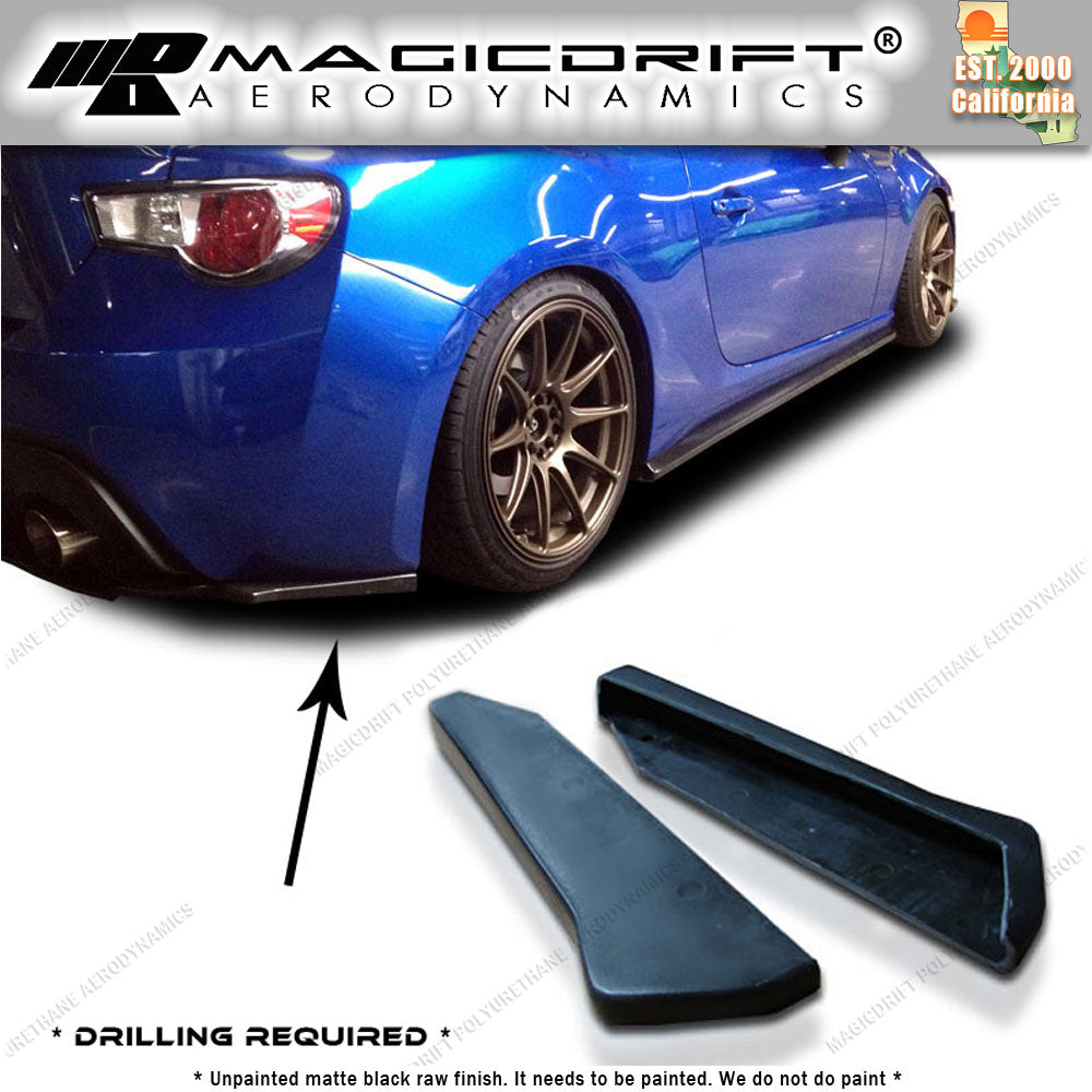 13-16 Scion FRS CS Style Rear Bumper Lip Spats